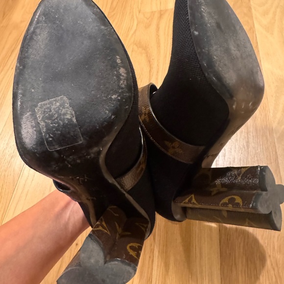 Louis Vuitton Monogrammed Sock Boots - Picture 6 of 7